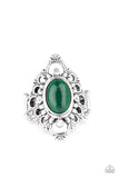 Paparazzi "Elegantly Enchanted" Green Ring Paparazzi Jewelry