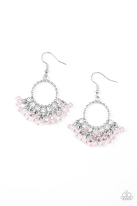 Paparazzi "Charmingly Cabaret" Pink Earrings Paparazzi Jewelry