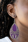 Paparazzi "Loud And Proud" Purple Earrings Paparazzi Jewelry