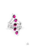 Paparazzi "Majestic Marvel" Pink Ring Paparazzi Jewelry