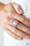 Paparazzi "Peacefully Pristine" Pink Ring Paparazzi Jewelry