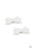 Paparazzi "Sprinkle On The Sequins" White Hair Clips Paparazzi Jewelry