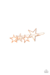 Paparazzi "From STAR To Finish" Copper Hair Clip Paparazzi Jewelry