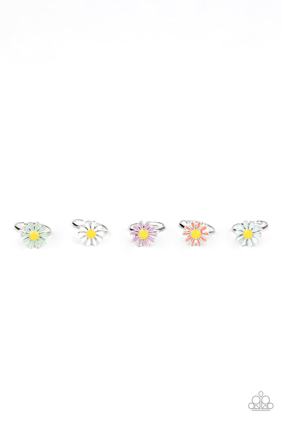 Girl's Starlet Shimmer 237XX Multi Daisy Flower Rings Paparazzi Jewelry
