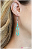 Paparazzi "Dancing in the Desert" Turquoise Necklace & Earring Set Paparazzi Jewelry
