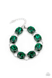 Paparazzi "Mind Your Manners" Green Bracelet Paparazzi Jewelry