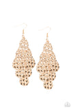 Paparazzi "Instant Incandescence" Gold Earrings Paparazzi Jewelry