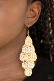 Paparazzi "Instant Incandescence" Gold Earrings Paparazzi Jewelry