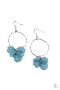 Paparazzi "Petals On The Floor" Blue Earrings Paparazzi Jewelry