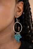 Paparazzi "Petals On The Floor" Blue Earrings Paparazzi Jewelry