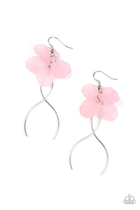 Paparazzi "Lets Keep It ETHEREAL" Pink Earrings Paparazzi Jewelry