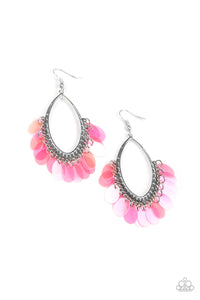 Paparazzi "Mermaid Magic" Pink Earrings Paparazzi Jewelry