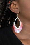 Paparazzi "Mermaid Magic" Pink Earrings Paparazzi Jewelry