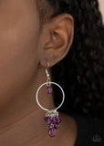 Paparazzi "Where The Sky Touches The Sea" Purple Earrings Paparazzi Jewelry