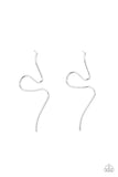 Paparazzi "Heavy Metal Minimalist" Silver Post Earrings Paparazzi Jewelry