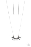 Paparazzi "Empirical Elegance" Silver Necklace & Earring Set Paparazzi Jewelry