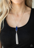 Paparazzi VINTAGE VAULT "Stay Cool" Blue Necklace & Earring Set Paparazzi Jewelry
