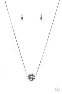 Paparazzi "Come Out Of Your BOMBSHELL" Black Necklace & Earring Set Paparazzi Jewelry