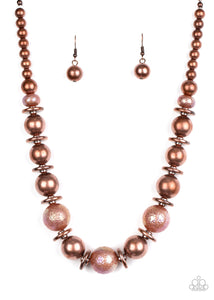 Paparazzi "Twinkle Twinkle Im the Star" Copper Necklace & Earring Set Paparazzi Jewelry