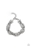 Paparazzi "Twists and Turns" Black Bracelet Paparazzi Jewelry