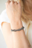 Paparazzi "Twists and Turns" Black Bracelet Paparazzi Jewelry