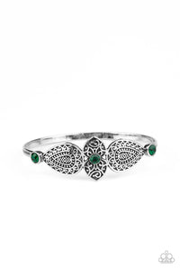 Paparazzi "Flourishing Fashion" Green Bracelet Paparazzi Jewelry