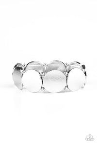 Paparazzi "Metallic Spotlight" Silver Bracelet Paparazzi Jewelry