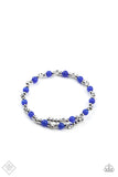 Paparazzi "Ethereally Entangled" FASHION FIX Blue Bracelet Paparazzi Jewelry
