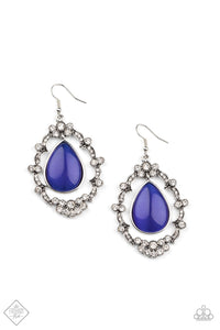 Paparazzi "Icy Eden" FASHION FIX Blue Earrings Paparazzi Jewelry