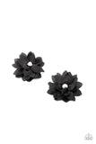 Paparazzi "Things That Go BLOOM!" Black Hair Clip Paparazzi Jewelry