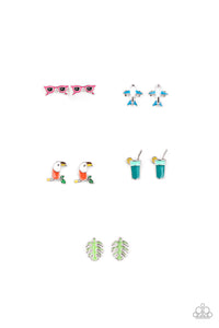 Girl's Starlet Shimmer 10 for 10 300XX Multi Beach Airplane Bird Sunglasses Post Earrings Paparazzi Jewelry