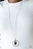 Paparazzi "Zion Zen" Purple Necklace & Earring Set Paparazzi Jewelry