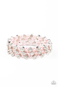 Paparazzi "Metro Motif" Pink Bracelet Paparazzi Jewelry