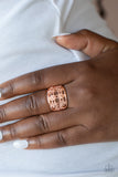 Paparazzi "Crazy About Daisies" Rose Gold Ring Paparazzi Jewelry
