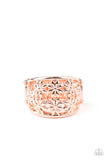 Paparazzi "Crazy About Daisies" Rose Gold Ring Paparazzi Jewelry