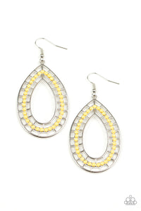 Paparazzi "Fruity Fiesta" Yellow Earrings Paparazzi Jewelry