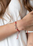 Paparazzi "Cardiac Couture" Red Bracelet Paparazzi Jewelry