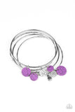 Paparazzi "Prairie Plains" Purple Bracelet Paparazzi Jewelry