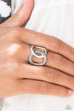 Paparazzi "Unbreakable Bond" FASHION FIX Silver Ring Paparazzi Jewelry