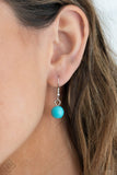 Paparazzi "Bountiful Badlands" FASHION FIX Blue Turquoise Necklace & Earrings Set Paparazzi Jewelry