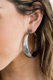 Paparazzi "Desert Wanderings" FASHION FIX Silver Earrings Paparazzi Jewelry