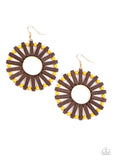 Paparazzi "Solar Flare" Yellow Earrings Paparazzi Jewelry