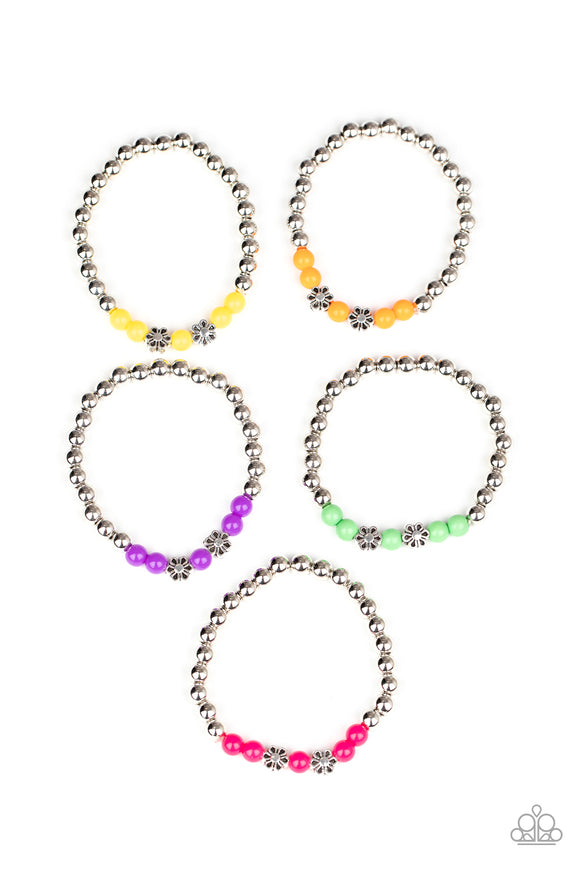 Girl's Starlet Shimmer 10 for 10 235XX Multi Daisy Bracelets Paparazzi Jewelry