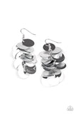 Paparazzi "Now You SEQUIN It" Silver Earrings Paparazzi Jewelry