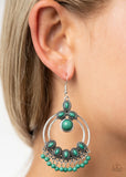 Paparazzi "Palm Breeze" Green Earrings Paparazzi Jewelry
