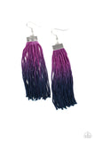 Paparazzi "Dual Immersion" Purple Earrings Paparazzi Jewelry