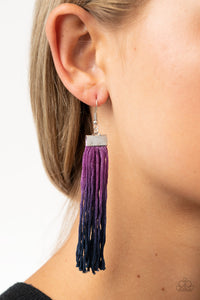 Paparazzi "Dual Immersion" Purple Earrings Paparazzi Jewelry