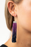 Paparazzi "Dual Immersion" Purple Earrings Paparazzi Jewelry