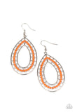 Paparazzi "Fruity Fiesta" Orange Earrings Paparazzi Jewelry