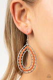 Paparazzi "Fruity Fiesta" Orange Earrings Paparazzi Jewelry